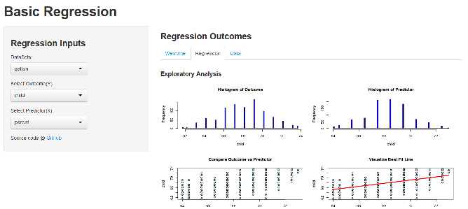 Basic Regression App